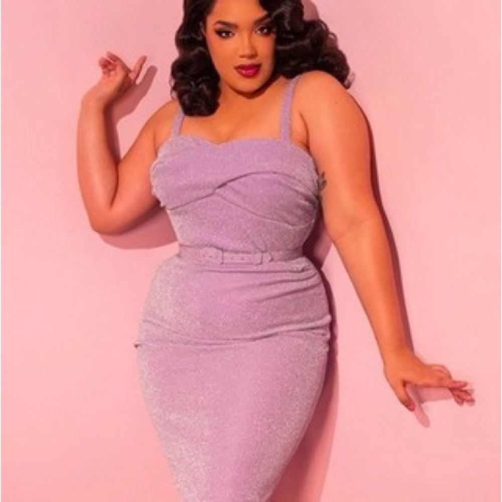 Vixen by Micheline Pitt Lavender Dress